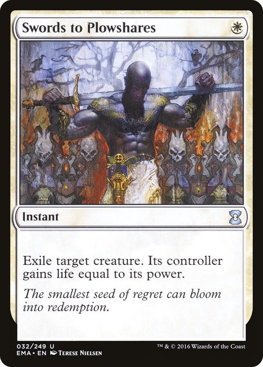 Swords to Plowshares in the group Magic the Gathering / Types / Colors / White at Proxyprinters.com (66796)