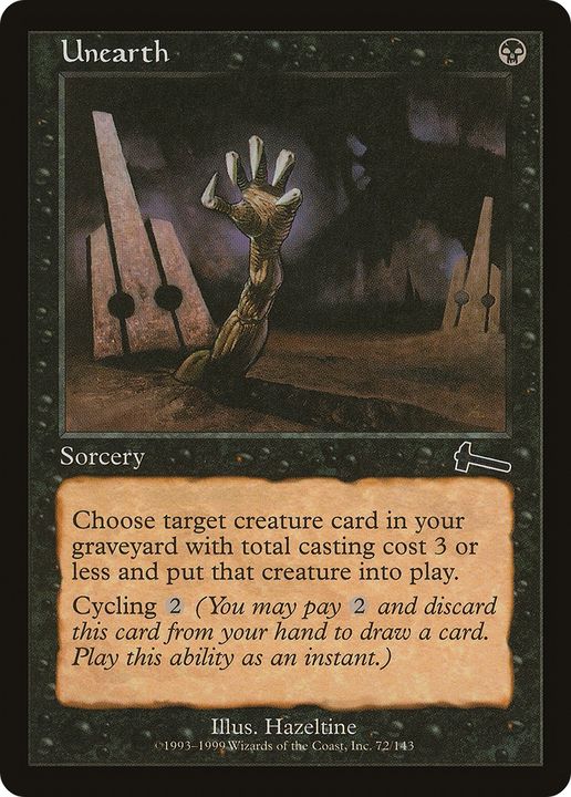 Unearth in the group Magic the Gathering / Types / Colors / Black at Proxyprinters.com (66814)