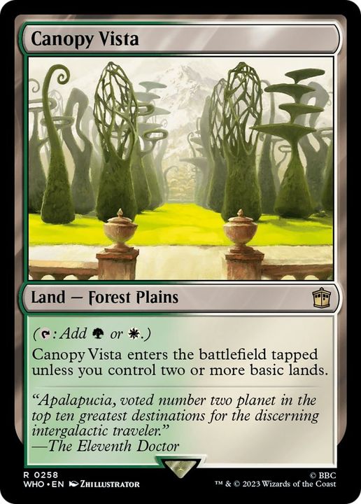 Canopy Vista in the group Magic the Gathering / Types / Land / Forest at Proxyprinters.com (6682)