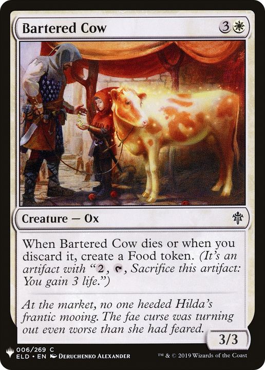 Bartered Cow in the group Magic the Gathering / Types / Colors / White at Proxyprinters.com (66827)