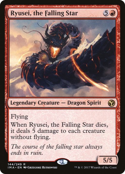 Ryusei, the Falling Star in the group Magic the Gathering / Sets / Iconic Masters Tokens at Proxyprinters.com (66848)