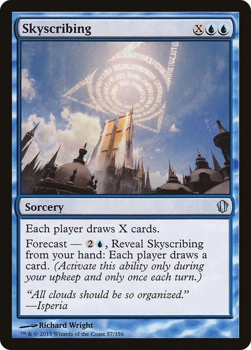 Skyscribing in the group Magic the Gathering / Types / Colors / Blue at Proxyprinters.com (66869)