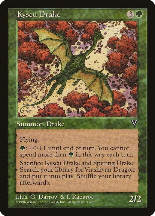 Kyscu Drake in the group Magic the Gathering / Types / Colors / Green at Proxyprinters.com (66870)