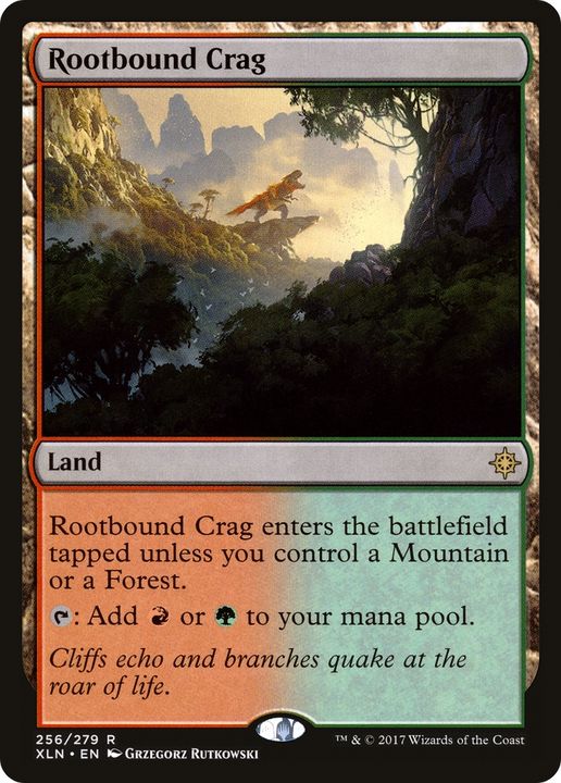 Rootbound Crag in the group Magic the Gathering / Sets / Ixalan at Proxyprinters.com (66876)