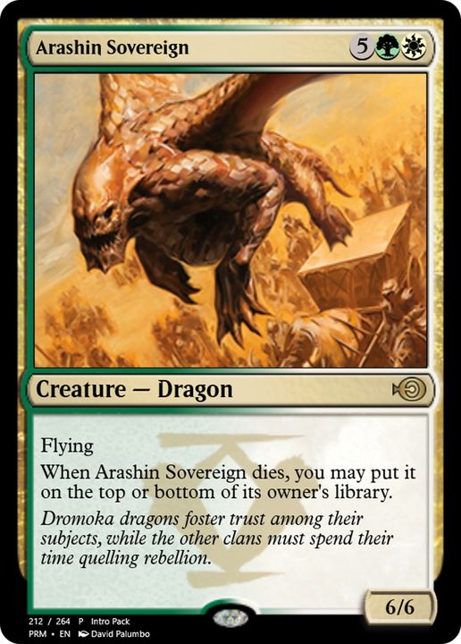 Arashin Sovereign in the group Magic the Gathering / Types / Colors / Multicolors / G, W at Proxyprinters.com (66884)