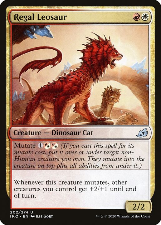 Regal Leosaur in the group Magic the Gathering / Sets / Ikoria: Lair of Behemoths at Proxyprinters.com (66887)