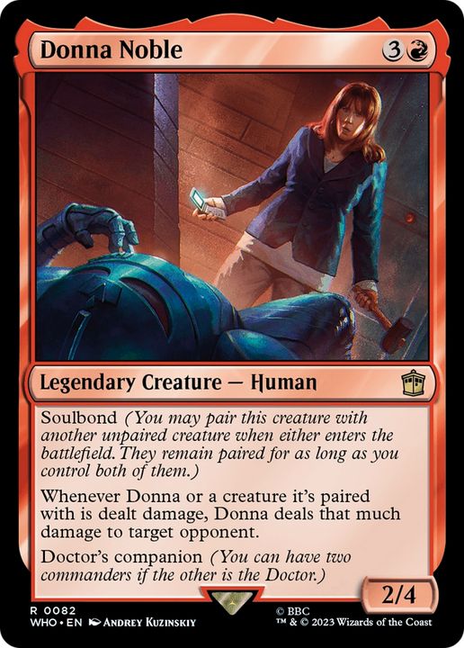 Donna Noble in the group Magic the Gathering / Types / Creatures / Human at Proxyprinters.com (66892)