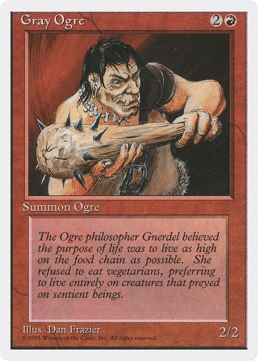 Gray Ogre in the group Magic the Gathering / Types / Colors / Red at Proxyprinters.com (6692)