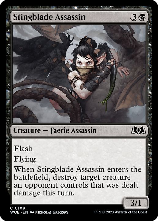 Stingblade Assassin in the group Magic the Gathering / Types / Colors / Black at Proxyprinters.com (66937)