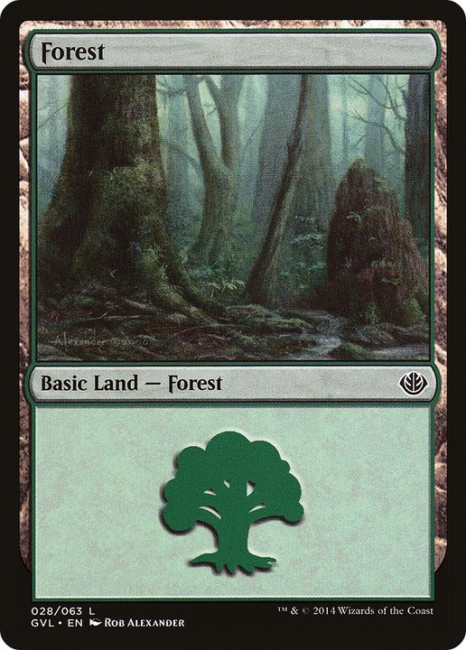 Forest in the group Magic the Gathering / Sets / Duel Decks Anthology: Garruk vs. Liliana at Proxyprinters.com (66944)