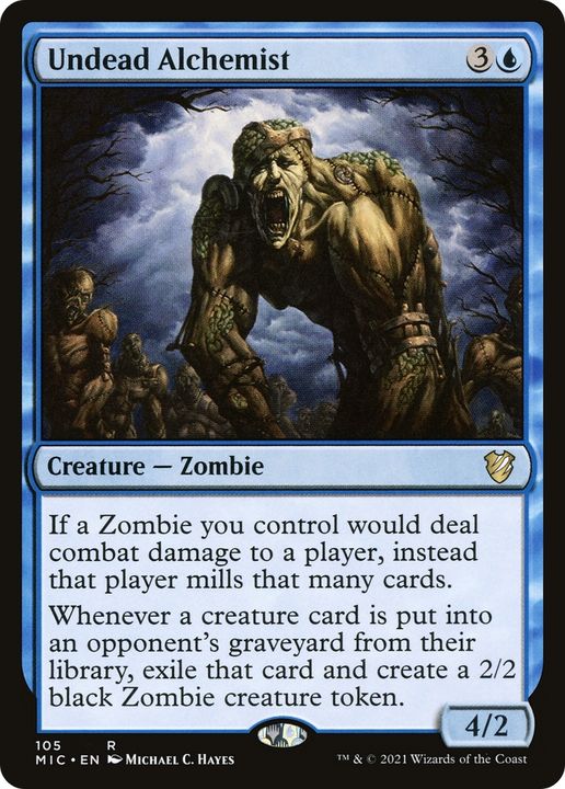 Undead Alchemist in the group Magic the Gathering / Types / Creatures / Zombie at Proxyprinters.com (66950)