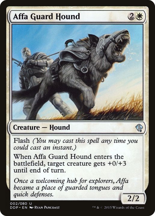 Affa Guard Hound in the group Magic the Gathering / Types / Colors / White at Proxyprinters.com (66953)