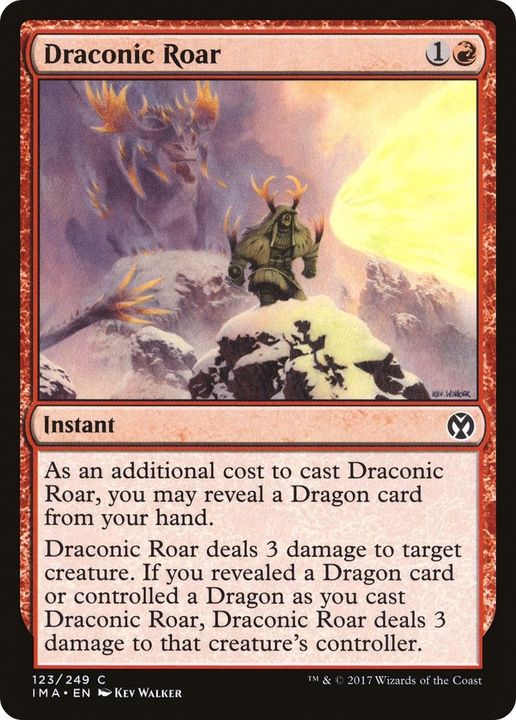 Draconic Roar in the group Magic the Gathering / Sets / Iconic Masters Tokens at Proxyprinters.com (6700)