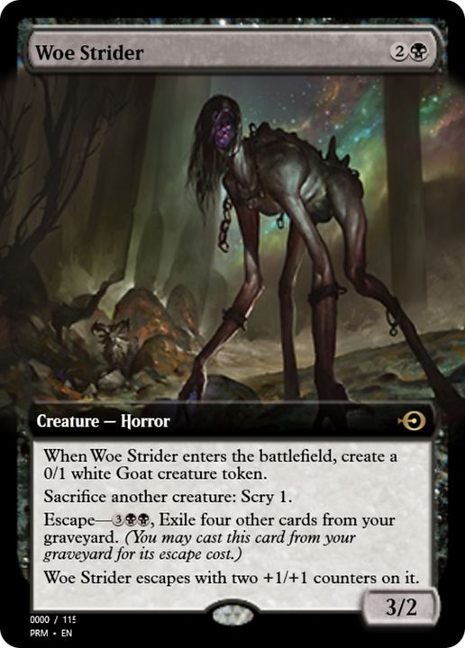 Woe Strider in the group Magic the Gathering / Types / Colors / Black at Proxyprinters.com (67005)