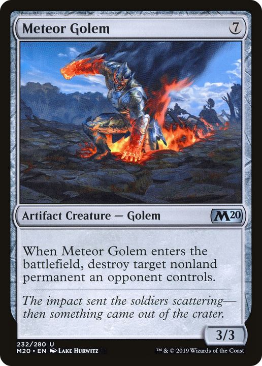 Meteor Golem in the group Magic the Gathering / Types / Colors / Colorless at Proxyprinters.com (67006)