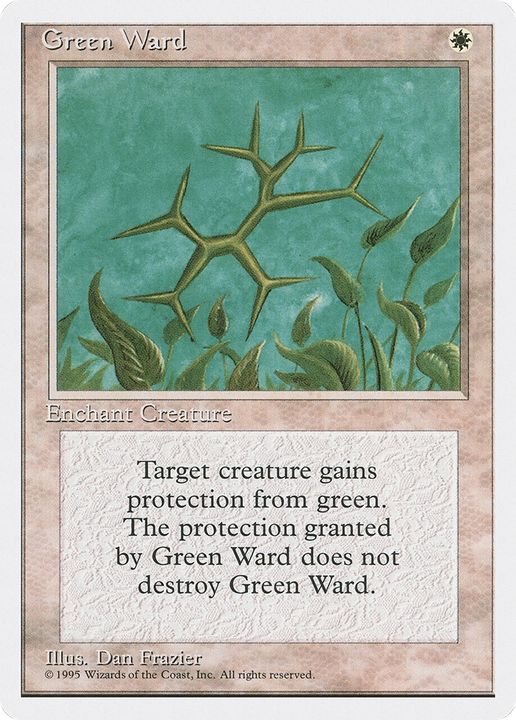 Green Ward in the group Magic the Gathering / Types / Colors / White at Proxyprinters.com (67026)