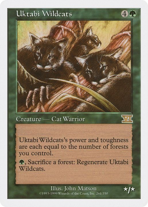 Uktabi Wildcats in the group Magic the Gathering / Types / Colors / Green at Proxyprinters.com (67030)