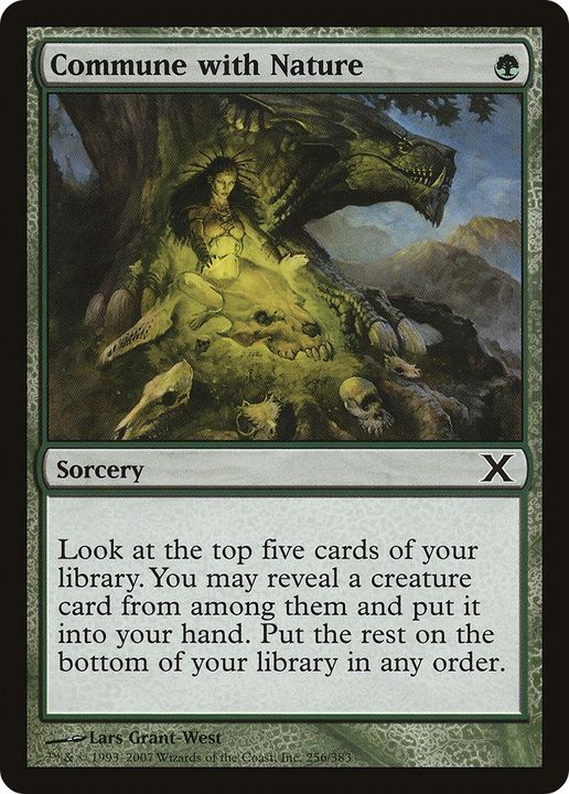 Commune with Nature in the group Magic the Gathering / Types / Colors / Green at Proxyprinters.com (67044)