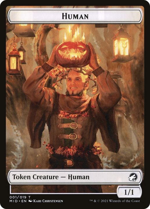 Human in the group Magic the Gathering / Sets / Innistrad: Midnight Hunt Tokens at Proxyprinters.com (67055)