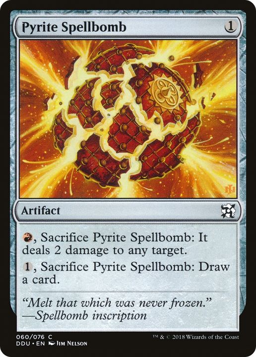 Pyrite Spellbomb in the group Magic the Gathering / Types / Artifacts / Artifact at Proxyprinters.com (67062)