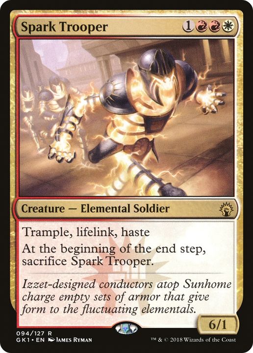 Spark Trooper in the group Magic the Gathering / Types / Colors / Multicolors / R, W at Proxyprinters.com (67072)