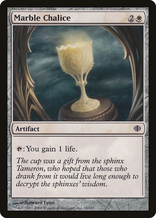 Marble Chalice in the group Magic the Gathering / Types / Artifacts / Artifact at Proxyprinters.com (67074)