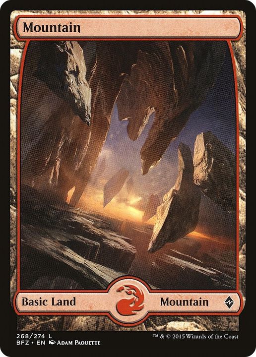 Mountain in the group Magic the Gathering / Sets / Battle for Zendikar Tokens at Proxyprinters.com (6708)