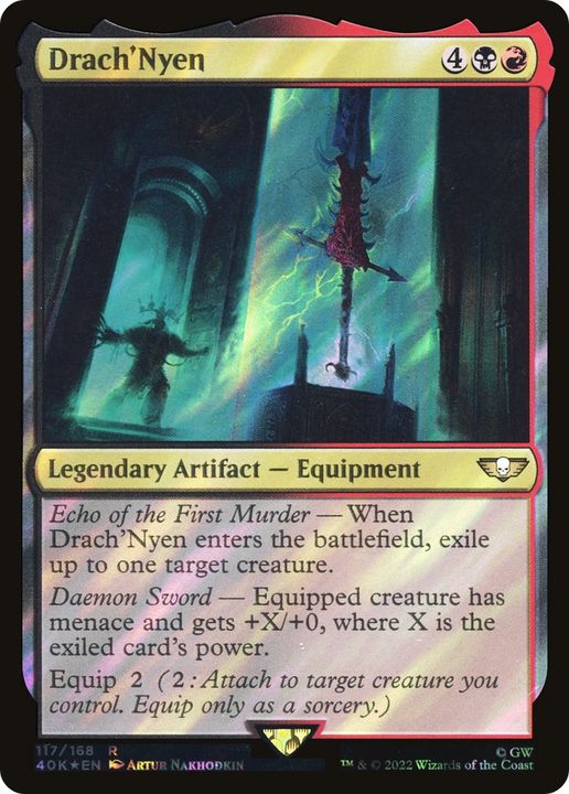 Drach'Nyen in the group Magic the Gathering / Types / Artifacts / Legendary Artifact at Proxyprinters.com (67081)