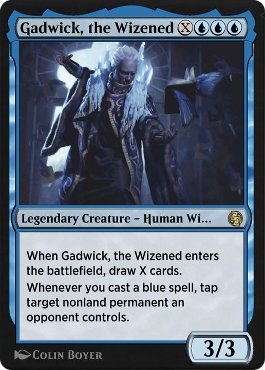 Gadwick, the Wizened in the group Magic the Gathering / Types / Creatures / Wizard at Proxyprinters.com (67087)