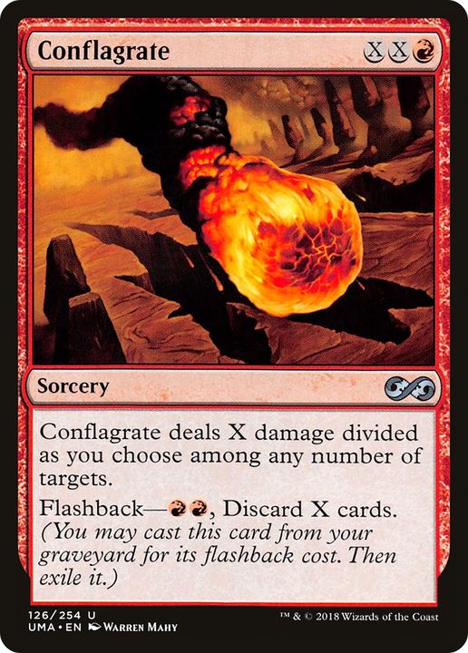 Conflagrate in the group Magic the Gathering / Types / Colors / Red at Proxyprinters.com (67102)