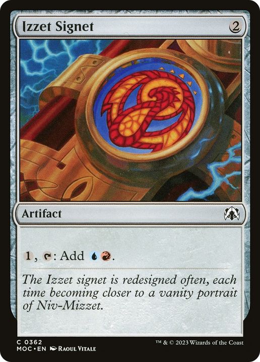 Izzet Signet in the group Magic the Gathering / Types / Artifacts / Artifact at Proxyprinters.com (67111)