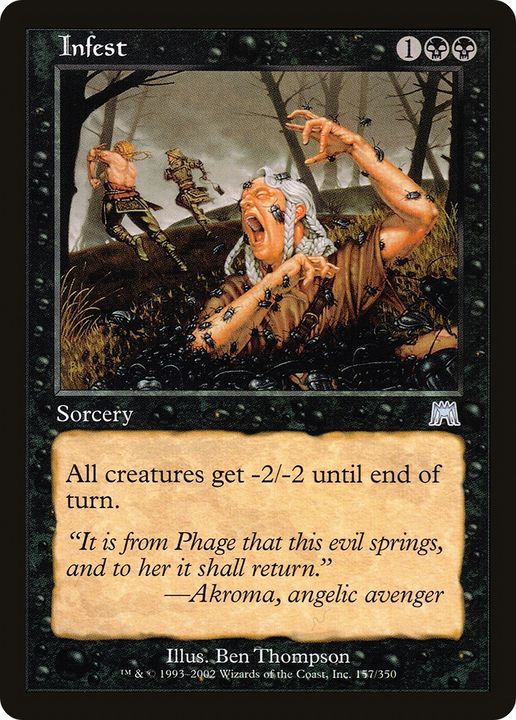 Infest in the group Magic the Gathering / Types / Colors / Black at Proxyprinters.com (67114)