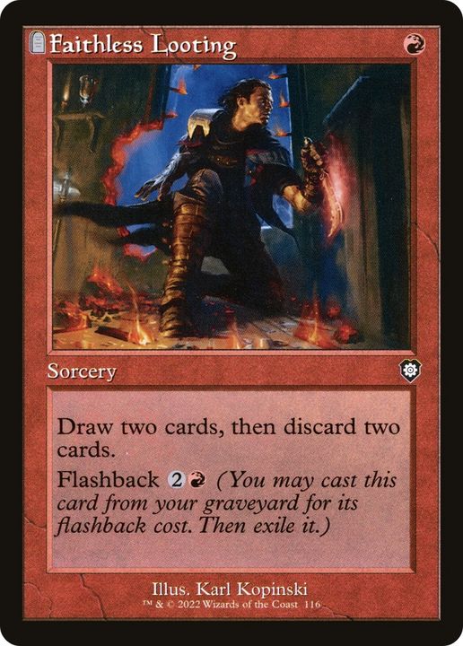 Faithless Looting in the group Magic the Gathering / Types / Colors / Red at Proxyprinters.com (67118)