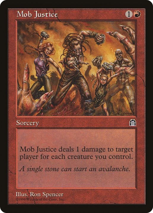 Mob Justice in the group Singles at Proxyprinters.com (67121)