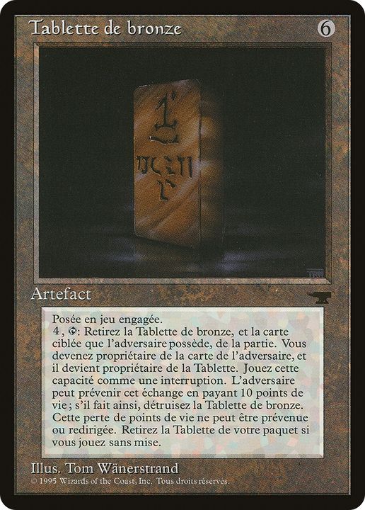 Bronze Tablet in the group Magic the Gathering / Types / Artifacts / Artifact at Proxyprinters.com (67124)