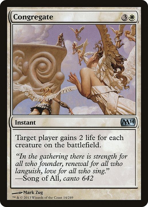 Congregate in the group Magic the Gathering / Types / Colors / White at Proxyprinters.com (67125)