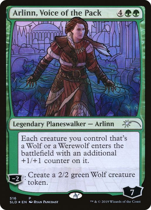 Arlinn, Voice of the Pack in the group Magic the Gathering / Types / Colors / Green at Proxyprinters.com (67126)