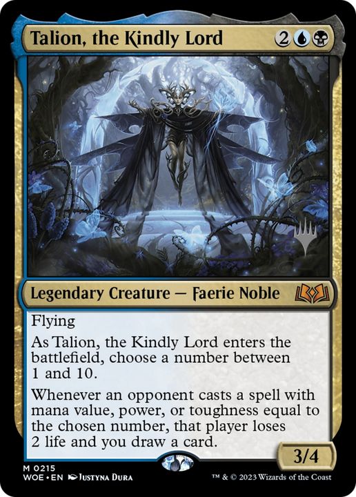 Talion, the Kindly Lord in the group Magic the Gathering / Types / Colors / Multicolors / B, U at Proxyprinters.com (67127)