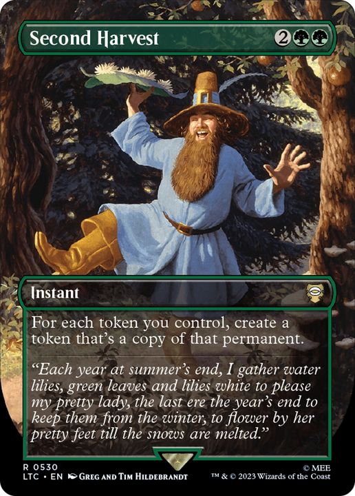 Second Harvest in the group Magic the Gathering / Types / Colors / Green at Proxyprinters.com (67136)