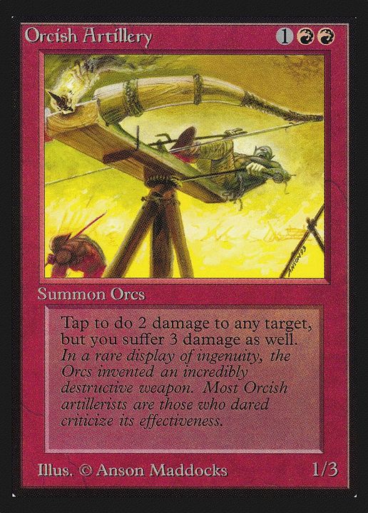 Orcish Artillery in the group Magic the Gathering / Types / Creatures / Warrior at Proxyprinters.com (67144)