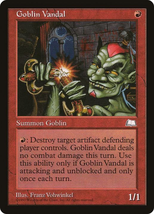 Goblin Vandal in the group Magic the Gathering / Types / Creatures / Goblin at Proxyprinters.com (67157)