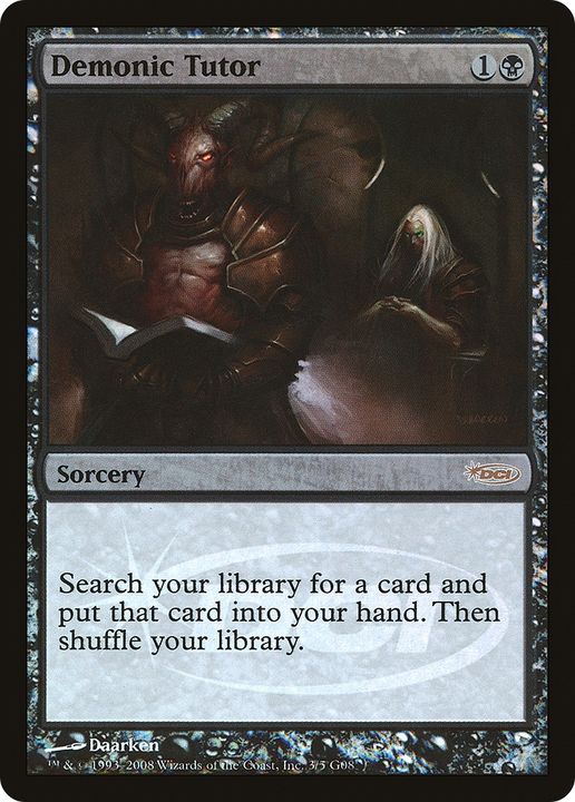 Demonic Tutor in the group Magic the Gathering / Types / Colors / Black at Proxyprinters.com (67214)