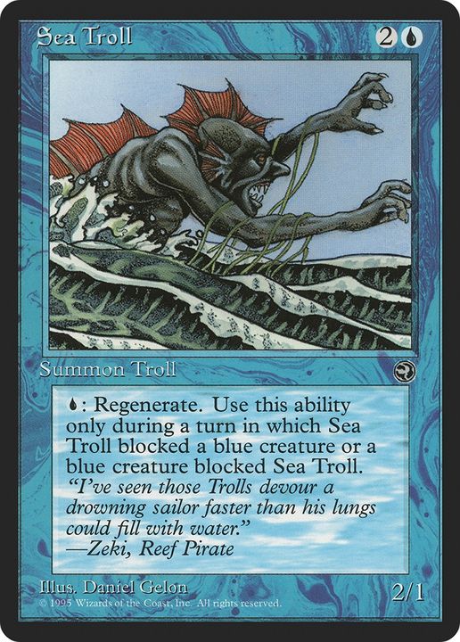 Sea Troll in the group Magic the Gathering / Sets / Homelands at Proxyprinters.com (67219)