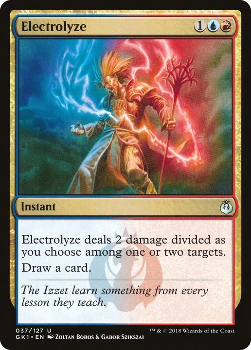 Electrolyze in the group Magic the Gathering / Types / Colors / Multicolors / R, U at Proxyprinters.com (67224)