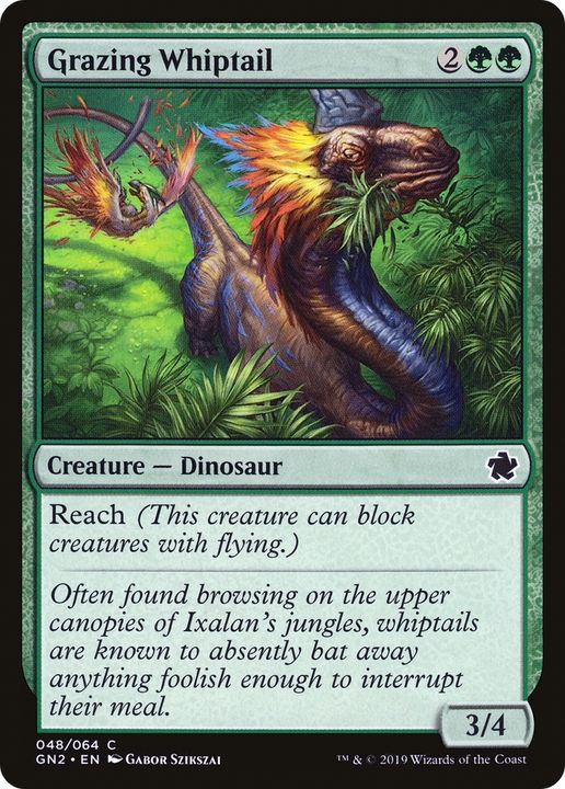 Grazing Whiptail in the group Magic the Gathering / Types / Colors / Green at Proxyprinters.com (67229)