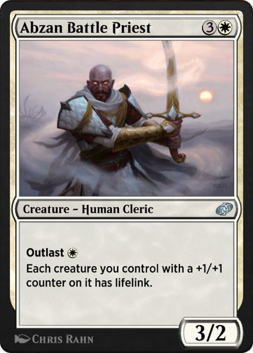 Abzan Battle Priest in the group Magic the Gathering / Types / Creatures / Human at Proxyprinters.com (67233)