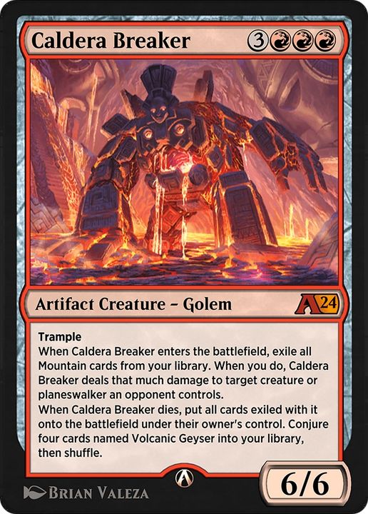 Caldera Breaker in the group Magic the Gathering / Sets / Alchemy: Ixalan at Proxyprinters.com (67256)