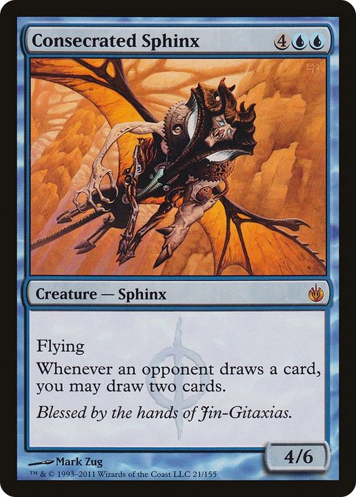 Consecrated Sphinx in the group Magic the Gathering / Types / Colors / Blue at Proxyprinters.com (67257)