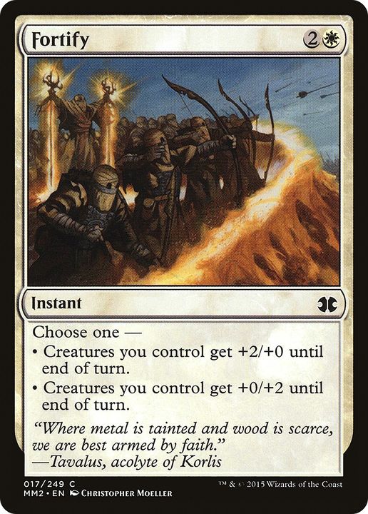 Fortify in the group Magic the Gathering / Types / Colors / White at Proxyprinters.com (67262)