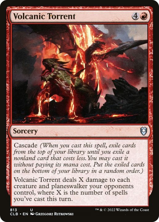 Volcanic Torrent in the group Magic the Gathering / Types / Colors / Red at Proxyprinters.com (67264)